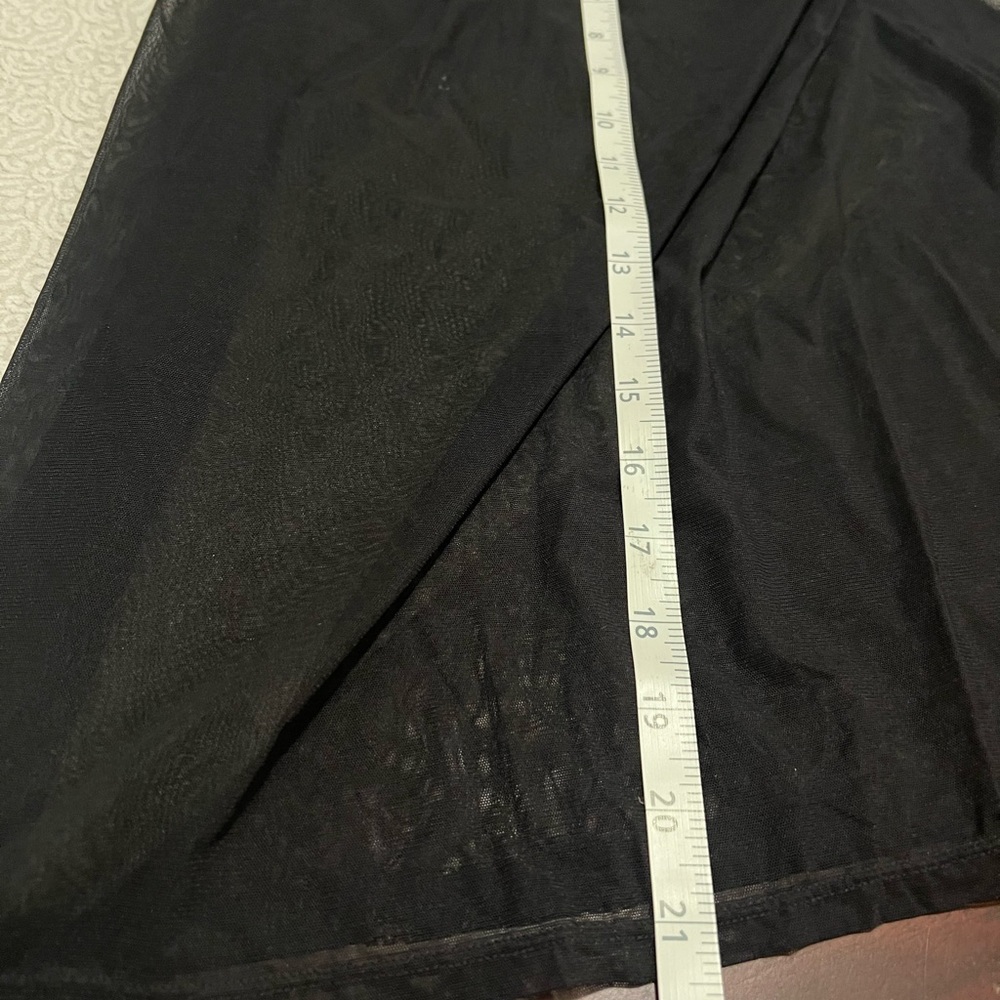 Victoria’s Secret Black Sheer Babydoll Nightgown with Gold Sequin Accent Y2K - Picture 11 of 11